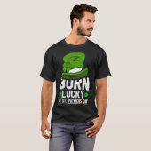 Lucky shamrock St. Patricks Day T-shirt (Voorkant volledig)