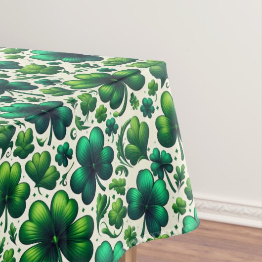 Lucky Shamrock St. Patrick's Day Tafelkleed (Voorbeeld)