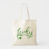 Lucky Shamrock St Patricks Day Tote Bag (Voorkant)