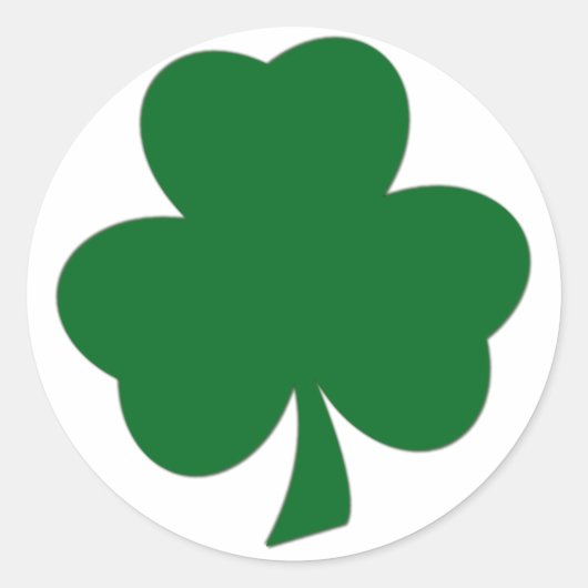 Lucky Shamrock Stickers (Voorkant)