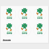 Lucky Shamrock Stickers (Vel)