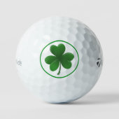 Lucky Shamrock Taylor Made TP5 Golf Balls Golfballen (Voorkant)