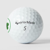 Lucky Shamrock Taylor Made TP5 Golf Balls Golfballen (Logo)