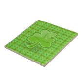 Lucky Shamrock Tegeltje (Zijkant)