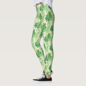 Lucky Shamrock Vierbladige Klaver St. Patrick's Da Leggings (Links)