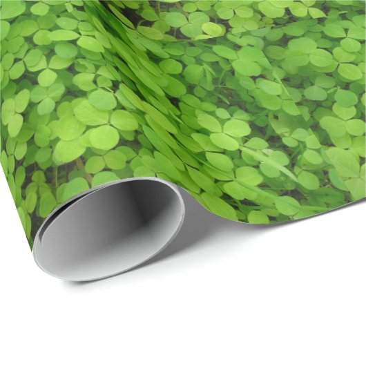 "Lucky Shamrocks!" Cadeaupapier (Rol Hoek)