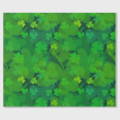 Lucky Shamrocks - Clovers over de hele wereld Cadeaupapier (Vlak)