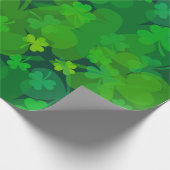 Lucky Shamrocks - Clovers over de hele wereld Cadeaupapier (Hoek)
