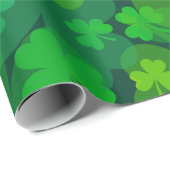 Lucky Shamrocks - Clovers over de hele wereld Cadeaupapier (Rol Hoek)