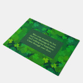 Lucky Shamrocks - Clovers over de hele wereld Deurmat (Schuin)