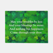 Lucky Shamrocks - Clovers over de hele wereld Deurmat (Voorkant)