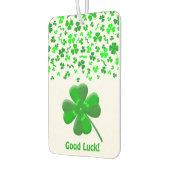 Lucky Shamrocks Confetti Pattern Personalized Luchtverfrisser (Links)