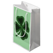 Lucky Shamrocks - Klein Cadeauzakje (Voorkant Gekanteld)