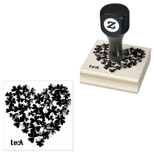 Lucky Shamrocks Rubber Stamp Rubberstempel (Gestempeld)