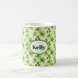 Lucky Shamrocks St. Patrick's Day Koffiemok