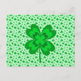 Lucky Shamrocks St. Patrick's Day Party Uitnodigen Uitnodiging Briefkaart
