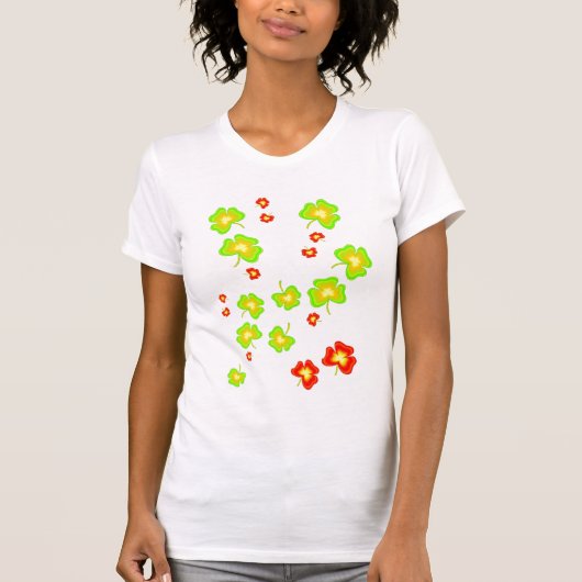 Lucky Shamrocks T-Shirt (Voorkant)
