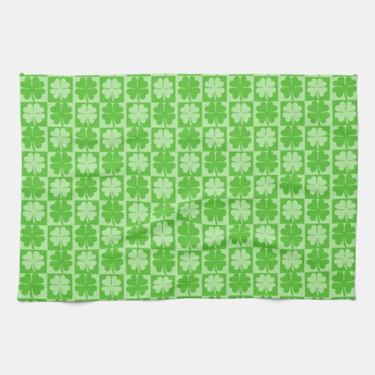 Lucky Shamrocks Theedoek (Horizontaal)