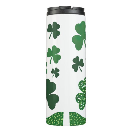 Lucky Shamrocks  Thermosbeker (Achterkant)