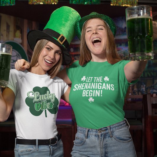 Lucky Shamrocks Vibes T-shirt
