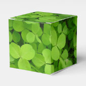 Lucky Shamrocks. Vierbox Bedankdoosjes (Voorkant Zijde)