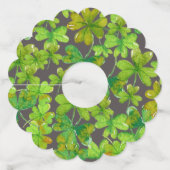 Lucky Shamrocks Wijnglaslabel (Achterkant)