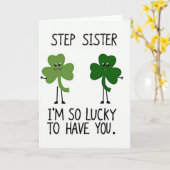 Lucky Shamrocks Zusterkaart Kaart (Gele Bloem)