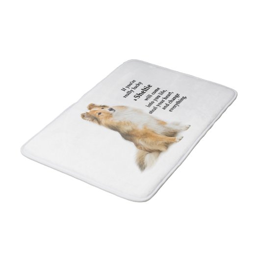 Lucky Sheltie Badmat (Gekanteld)