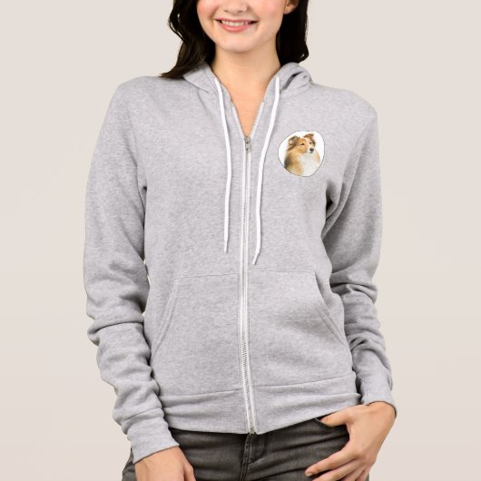 Lucky Sheltie Hoodie (Voorkant)