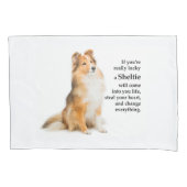 Lucky Sheltie Kussensloop (Voorkant)