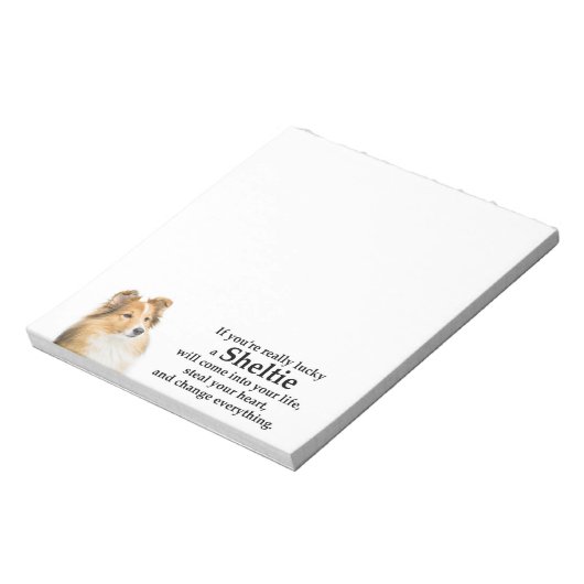 Lucky Sheltie Notitieblok (Linkerzijde)