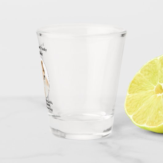 Lucky Sheltie Shot Glas (Rechts)