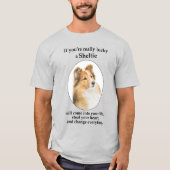 Lucky Sheltie T-shirt (Voorkant)