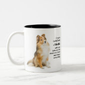 Lucky Sheltie Tweekleurige Koffiemok (Links)