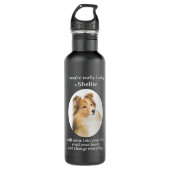 Lucky Sheltie Waterfles (Voorkant)