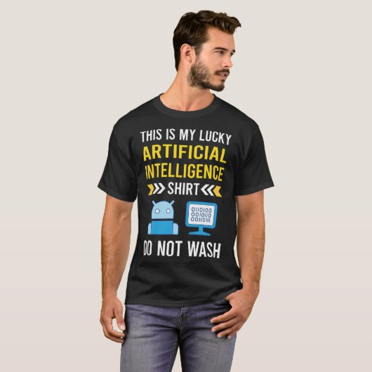 Lucky Shirt Artificial Intelligence (Voorkant volledig)