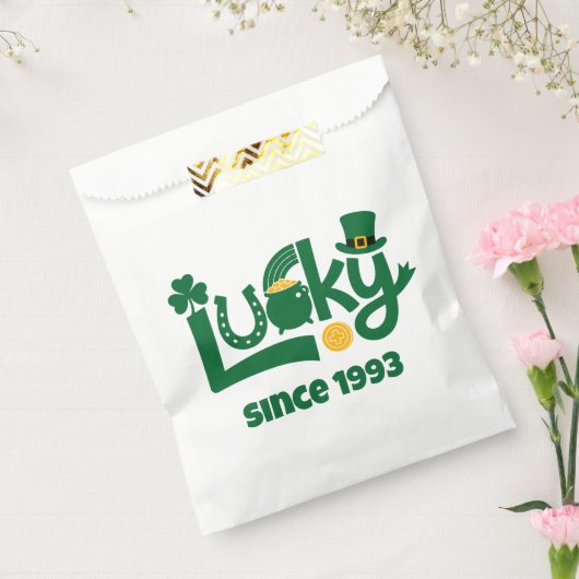 Lucky since Year Bedankzakje (Gezegeld)