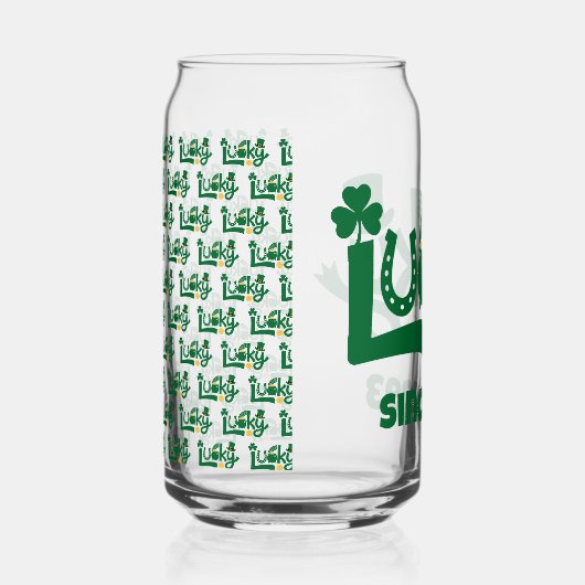 Lucky since Year Blikvorm Glas (Rechts)