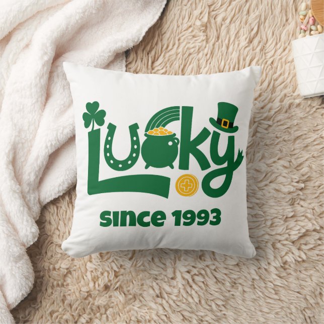 Lucky since Year Kussen (Deken)