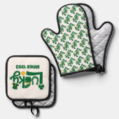 Lucky since Year Ovenwant & Pannenlap Set (Voorkant / Achterkant)