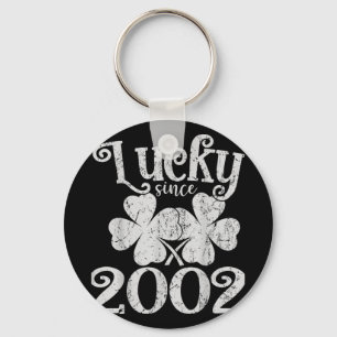 Lucky sinds 23 2002 Lucky St. Patricks Day Sleutelhanger