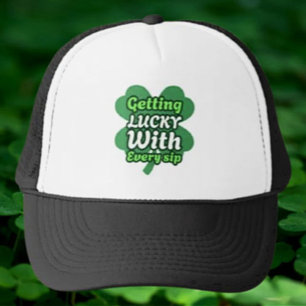 Lucky Sip St. Patrick's Day Trucker Hat Pet