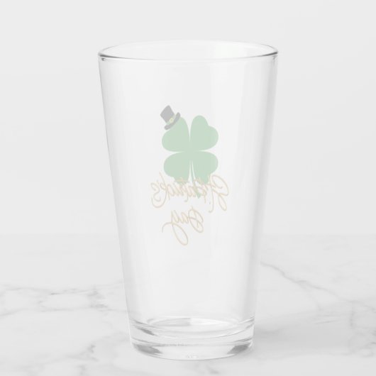 Lucky Sips: St. Patrick's Day Edition - Logo in ee Glas (Achterkant)
