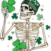 Lucky Skeleton, ST Patrick Day, Pat T-shirt