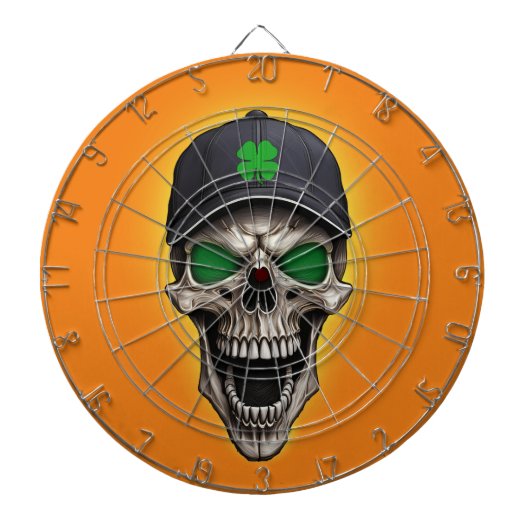 Lucky Skull Horror Dartbord (Voorkant)