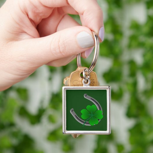 Lucky Sleutelhanger 4 Leaf Clover Sleutelhanger Lu (Hand)