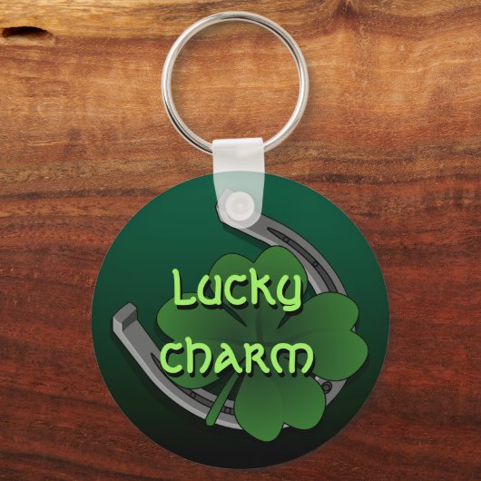 Lucky Sleutelhanger Custom Lucky Charm Sleutelhang (Voorkant)