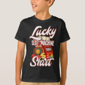 Lucky Slot Machine Casino Las Vegas Gambling  T-shirt (Voorkant)