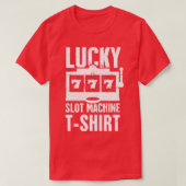Lucky Slot Machine T-shirt (Design voorkant)