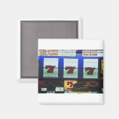 Lucky Slot Machine Winner Magneet (Voorkant / Achterkant)